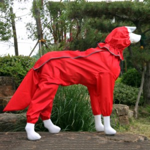 犬用レインコート 快適 いい素材 レインコート ペットレインコート カッパ 犬用合羽 小型犬 中型犬 大型犬 帽子付 通気 犬ジャケット 愛