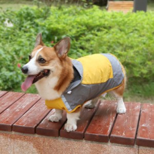 犬 レインコート 犬用レインコート レインウェア ドッグウェア カッパ 合羽 犬の服 犬服 雨服 雨具 パーカー フード付き 小型犬用 中型犬