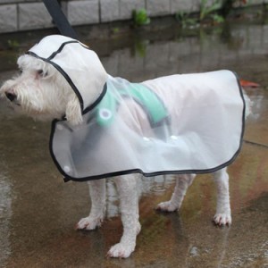 犬レインコート 犬ポンチョ 犬カッパ ペットレインコート 犬用雨合羽 透明 完全防水 防雪 防塵 防風 おしゃれ 着せやすい 小型犬 中型犬 