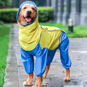 犬用 レインコート 中型犬 大型犬用 レインポンチョ レインウェア ポンチョ 犬の服 カッパ 犬服 雨 ドッグウェア ペット 雨具 防水 通気 