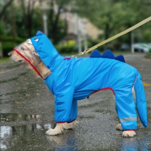 犬レインコート 犬用 ポンチョ ペットレインコートカッパ 雨合羽 防水 防雪 防塵 防風 小型犬 中型犬 大型犬 帽子付き 耐久性 通気 犬用