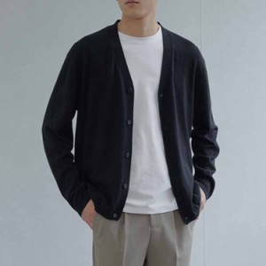 カーディガン メンズ 大きいサイズ セーター Vネックカーディガン ニッカーデ cardigan ショート 職場 定番 オフィス ビジネス カジュア