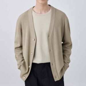 カーディガン メンズ 秋冬 ニット ビジネス Vネック カジュアル vネック 肩掛け 大きいサイズ cardigan ショート 職場 定番 オフィス ビ