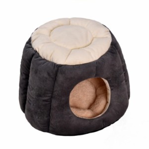 猫 犬 ペットベッド ドーム型 おしゃれ ペットハウス ペット用 テントベッド 可愛い ペットソファ ふわふわ ぐっすり眠れる テントベッド