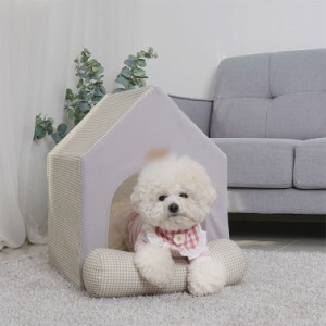 猫用テント 猫 犬 ベッド 猫ハウス ペットベッド 犬小屋 ドーム型 クッション ソファー 夏用ベッド 隠れ家 夏 おしゃれ ハウス 通気性 小