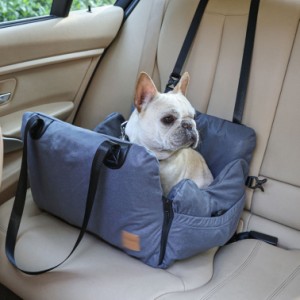 お出かけ 旅行 車用ペットシート ドライブボックス 滑り止め 犬 猫 携帯用 ペットソファー ドライブベッド 後部座席 犬用ベッド・クッシ