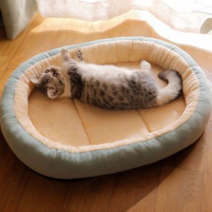 猫 ベッド 冬用 犬ベッド ペットベッド 可愛い クッション 丸型ペットベッド ふわふわ 洗える ペットマット 無地 ペットソファ もこもこ 