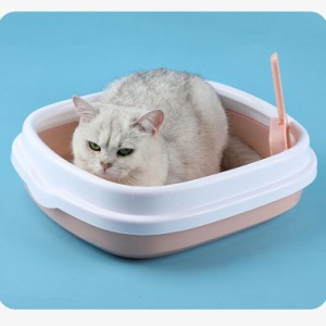 トイレタリー 猫トイレ用品 猫トイレ ネコのトイレ 猫 トイレ 本体 ネコトイレ 猫用トイレ キャットトイレ 猫砂 広々サイズ 清潔 抗菌 キ