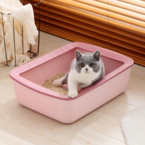 猫トイレ 丸洗い 軽い コンパクト キャットトイレ ねこトイレ 丸洗い コンパクト 軽い 猫 トイレ カバーなし ネコのトイレ ハーフカバー 