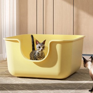 猫トイレ ネコ 砂 清潔 猫用品 L 61*61*33cm ねこ 猫トイレ ネコトイレ ねこトイレ 大型 大きめ 深い 深め 高い 高め 飛び散らない 小型 