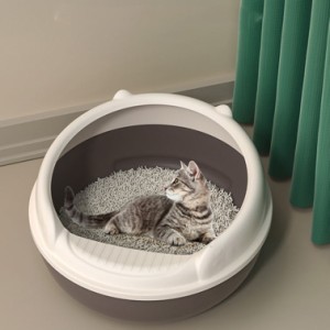 猫型トイレ おしゃれ いつでも清潔に トイレ 猫 おしゃれ 猫のトイレ トイレタリー スコップ付 猫型トイレ 猫用トイレ フード付き キャッ