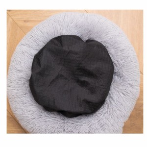 ペットクッション ペットソファ 猫 ベッド 犬マット ペットソファ ラウンド型 もふもふ 丸型 ドーナツふわふわ もこもこ ぐっすり眠る 暖