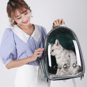 ペット用品 小動物兼用 中大型猫用 小型犬用 うさぎ用 ペットキャリーバッグ 猫キャリー 犬猫兼用 宇宙船カプセル型 犬リュック 旅行ペッ