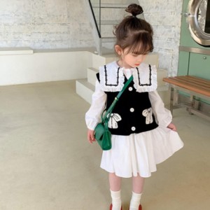 キッズ服 子供服 女の子 ワンピース 発表会 女児服 Aライン スカート かわいい 子供 韓風 卒業式 幼児 ベビー服 おしゃれ スウィート キ