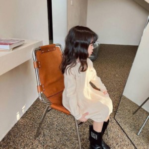 キッズ服 おしゃれ 子供服 ワンピース 子供発表会ドレス 女の子 カジュアル 春秋夏 シンプル 子供用 春秋 長袖 Aライン 女児服 清新感 赤