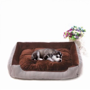 猫ベッド 犬ベッド スクエア型クッション 洗える ペットソファー 耐噛み 可愛いベッド ペットベッド 小型犬 中型犬 ハウス ペット用品 通
