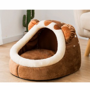 ドッグハウス 犬 猫 ベッド ドーム型 猫ハウス ペット用ベッド ペットベッド 冬 おしゃれ かわいい あったか ベッド グッズ あったかグッ