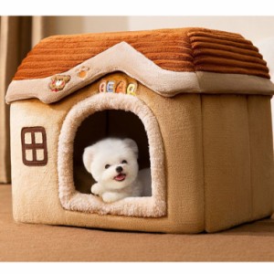 猫 犬 ベッド ペットハウス 冬 暖房 エアコン適応 ペットマット 猫ハウス ペットベッド ドーム型 犬小屋 猫の家 快適 ふわふわ 柔らかい 