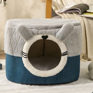 猫ハウス 犬ハウス 猫 犬 ベッド 犬小屋 クッション ペットハウス 猫の家 ペットマット 室内用 ペットベッド ドーム型 お洒落 かわいい 