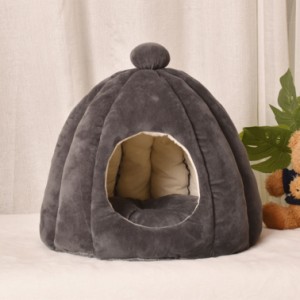 子犬用 子猫用 小型犬用 2way ペット用 猫ハウス ネコハウス 犬小屋 ペットハウス ドーム型 ペットベッド 犬 猫 ソファー 猫ハウス ドー