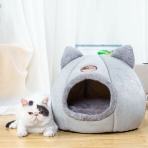 ペットベッド 猫用 ベッド ペット キャットハウス ソファー ふわふわ あったか おしゃれ 猫ベット クッション ペット用ベッド 猫ハウス 