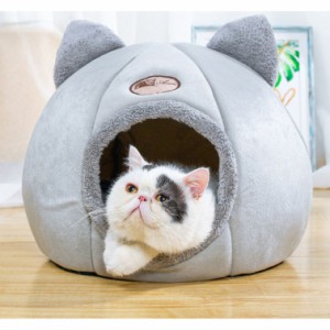 ペットベッド 猫用 ベッド ペット キャットハウス ソファー ふわふわ あったか おしゃれ 猫ベット クッション ペット用ベッド 猫ハウス 