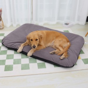 中型犬用クッションベッド 洗える 老犬介護ベッド 床ずれ防止 保温 犬マットレス 中型犬 大型犬 多頭用 両面フリース 耐噛 破れない 柔ら