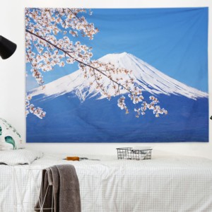 さくらタペストリー 壁掛け 日本の風景 花柄 満開桜 インテリア ウォールデコ 装飾品 背景布 多機能 桜の壁掛け カーテン 部屋 間仕切り 