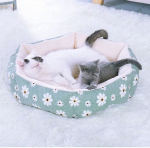 猫 ベッド ペットベッド 犬 ペットクッション ペットソファー マット ふわふわ 柔らかい 居心地が良い 滑り止め 洗える 猫用 小型犬に適