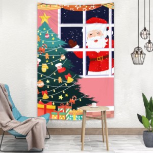 タペストリー 壁掛け クリスマスのタペストリー ボヘミア クリスマスツリー インスタ映え ファブリック クリスマス壁掛け 装飾 寮の装飾 