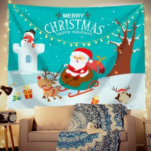 クリスマス タペストリー クリスマスツリー おしゃれ壁掛け 壁飾り インテリア ウォール 多機能 布ポスター 部屋飾り カーテン 間仕切り 