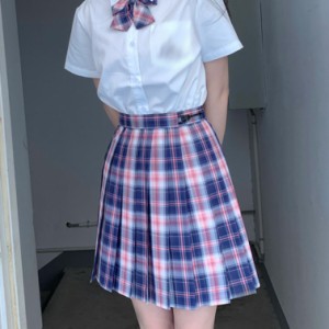 チェックスカート ミニスカート スクールスカート レディース チェック 柄 フレアー スクール 制服 ミニ プリーツ ウエスト ゴム ダンス 