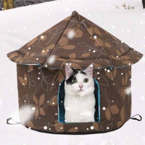 犬ハウス 猫ハウス 屋外用 防水 防風 ペットハウス 猫小屋 小型犬 中型犬 ワンちゃん 休憩所 ペット用品 睡眠ハウス 洗える 丈夫 耐噛み 