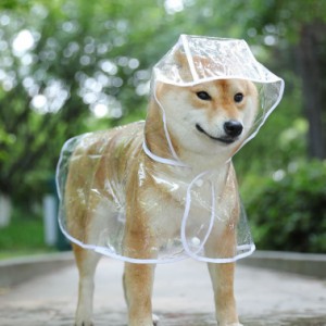 透明犬ポンチョ 犬用レインコート 犬 レインコート 中型犬冬犬 レインコート 犬 レインコート ペット用雨具 レインコート ペットレインコ