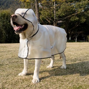 犬レインコート ペットレインコート カッパ ポンチョ 犬用 小型犬 中型犬 柴犬 雨具 着脱簡単 耐水性 防水 防雪 防塵 防風 透明性 耐久性