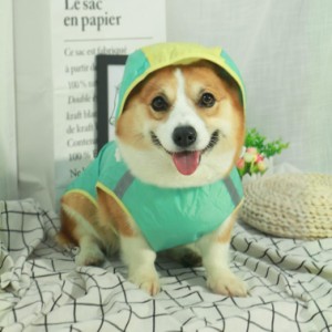 犬 レインコート 犬用レインコート レインウェア ドッグウェア カッパ 合羽 犬の服 犬服 雨服 雨具 パーカー フード付き 小型犬用 中型犬