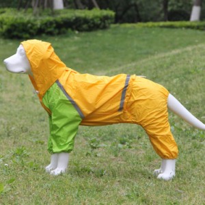 レインコート 犬 犬レインコート 犬用 ペットレインコート 中型犬 大型犬 犬服 犬用レインコート 雨具 リード ポンチョ 防水 雨合羽 小型