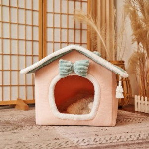 猫 ベッド 猫用 ハウス ペットベッド 犬猫用 ドームハウス 人気 ペットハウス ドーム型 クッション 犬小屋 犬 ベッド キャットハウス 犬