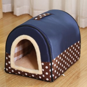 小中動物用 ペット テントハウス 快適 あったか 寝具 クラシックデザイン 取っ手付き ベッド ミニペットハウス ペット用ベッド ベッド 安