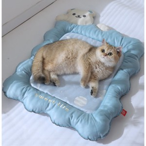 夏も快適に過ごすペットマット ペット用ベッド マット クールマット 犬猫用 ペットマット 夏用 柔らかい 冷感 暑さ対策 犬 猫 寝床 ぐっ