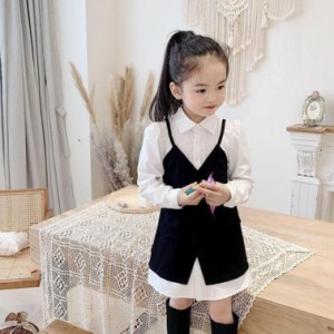 キッズ ワンピース おしゃれ 子供服 キッズ服 長袖 韓風 かわいい 春秋 女児服 Aライン 春夏 キッズワンピース 韓国風 子供 赤ちゃん 通