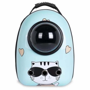 小型犬 犬 猫 キャリーバッグ 宇宙船カプセル型 ペットバッグ 犬猫兼用 ス リュック カプセル 広々空間 通気性 防止 リュック大容量 旅行