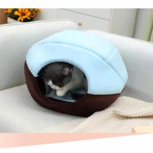 犬 ベッド 猫 ベッド 猫ハウス 冬用 ドーム型 小型犬用ベッド ドーム 犬小屋 超小型犬 子猫 子犬 2way キャットハウス 小動物用 ふかふか