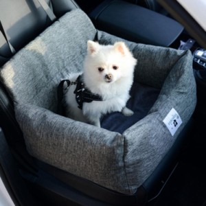犬 車用 ペット用 ドライブボックス ドライブベッド 犬用 ドライブシート 座席シート 猫 小型犬 中型犬 キャリーバッグ 後部座席 車載用 