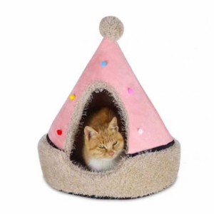 ペットベッド 犬 猫 ベッド ドーム型 ペットハウス 冬 洗える ふわふわ あったかい 犬 猫ハウス おしゃれ 折りたたみ式 キャットハウス 