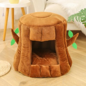 猫 犬 ベッド 冬 猫ハウス ペット用寝袋 キャットハウス ドーム型 暖かい ふわふわ 小型犬用ハウス ドッグハウス 犬猫兼用 室内用 ぐっす