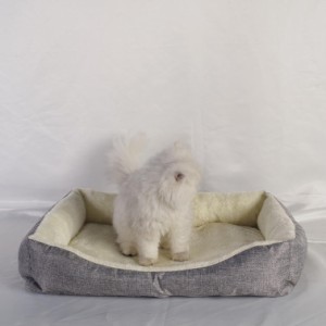犬 ベッド スクエア型 ペットベッド ふわふわ ペットクッション 冬 猫 クッション 大きめ 寝床 小型犬 中型犬 暖かい ペット用ベッド 洗