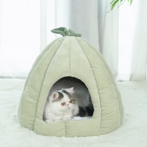 ペットベッド ドーム型 猫 ベッド 冬 猫ハウス ペット用寝袋 冬 防音 寒さ対策 暖かい 洗える 猫の家 犬クッション 猫のベッド 猫用ケー