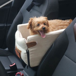 犬 車ドライブボックス ペットベッド 柴犬 車用ペットシート ペットキャリーバッグ ペット用ドライブシート 飛び出し防止リード付き 折畳