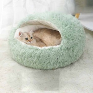 猫 ペットベッド シェル型 猫用ペットベッド あったか グッズ あったかグッズ 冬用 猫ベッド ペット ベッド 猫 犬 ペット用ベッド 冬寝袋